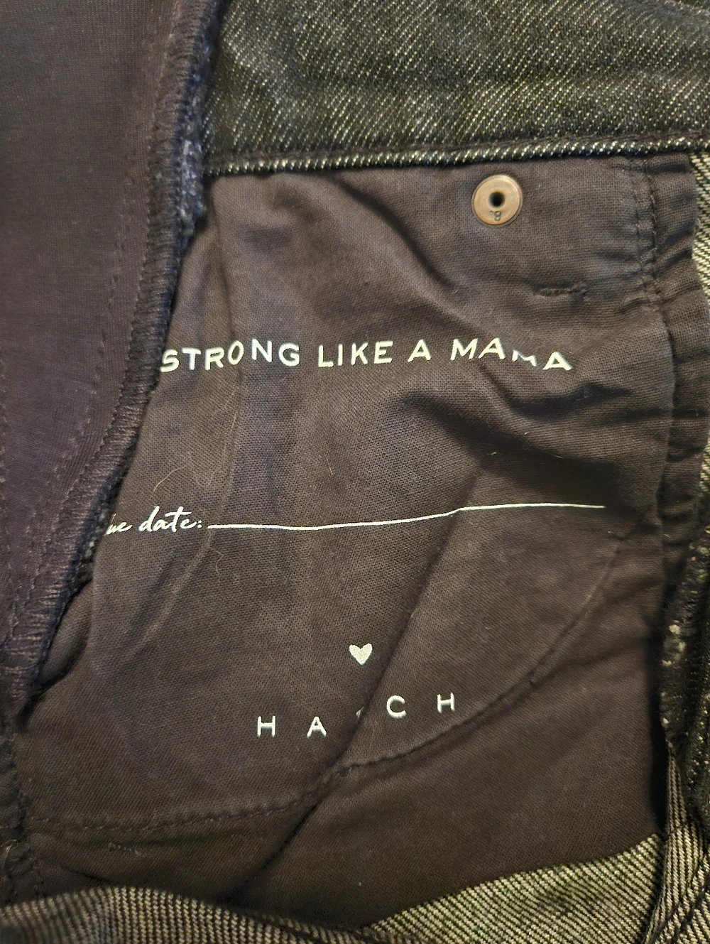 Hatch the Crop Maternity jean in black, 25